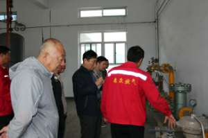 拜泉县相关领导考察贵阳俊睿物业维护管理有限公司燃气